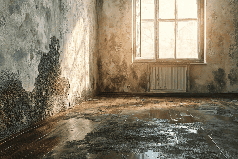 Untreated Water Damage in Homes